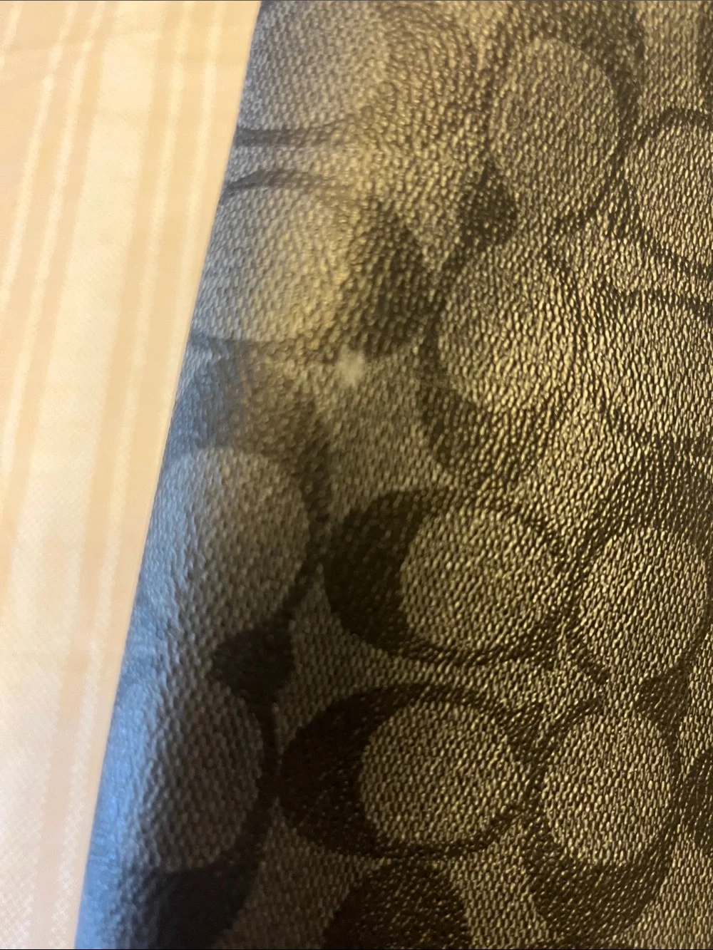 Coach Gray/Black Signature Tote